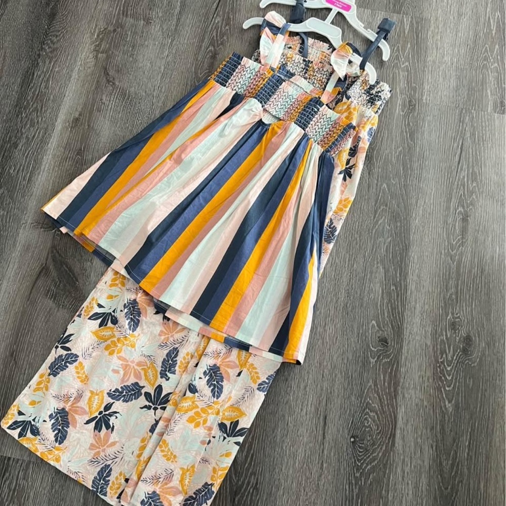 Colorful Striped Kids Dress